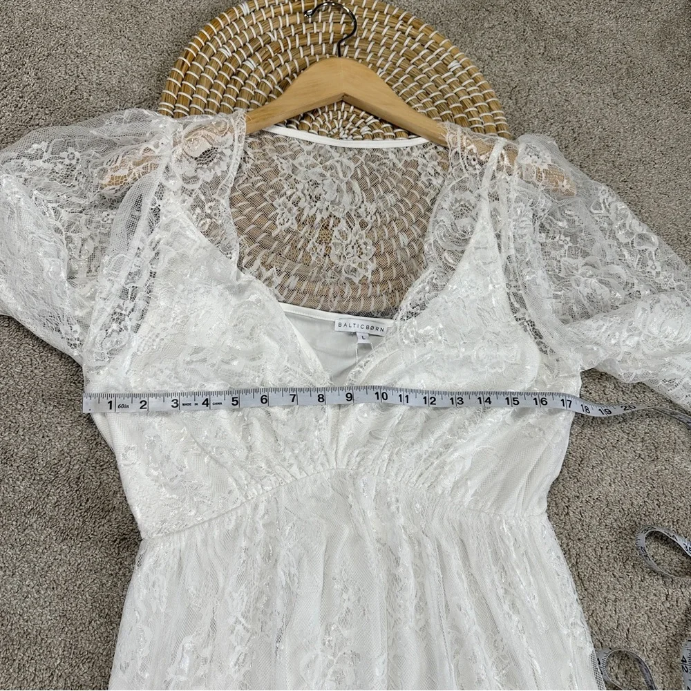 Baltic Born White Lace Maxi Dress - Picture 14 of 15